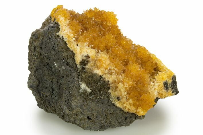 Intense Orange Calcite Crystal Cluster - Poland #331990